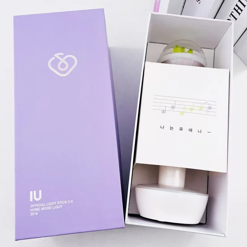 Kpop IU Lightstick Version officielle 3, prohibe la lumière du ventilateur, prohibe les lampes LED, Veilleuse, GérCollections Lightstick