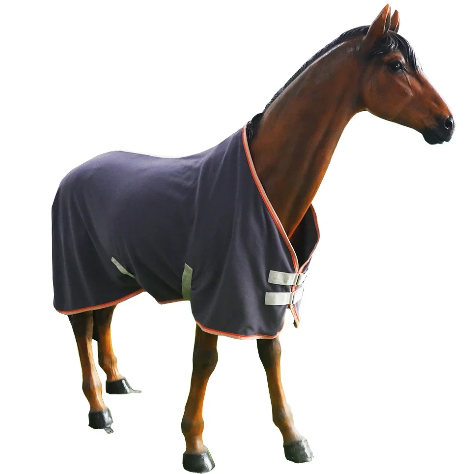 Customized 2024 Newest Warm Soft Horse Fleece Rug Wholesale Cheap Equine Horse Sheets For Stable Indoor