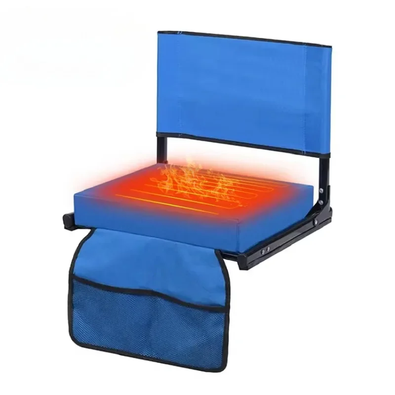 Multi-pocket 3-stage heated USB heated stadium seats