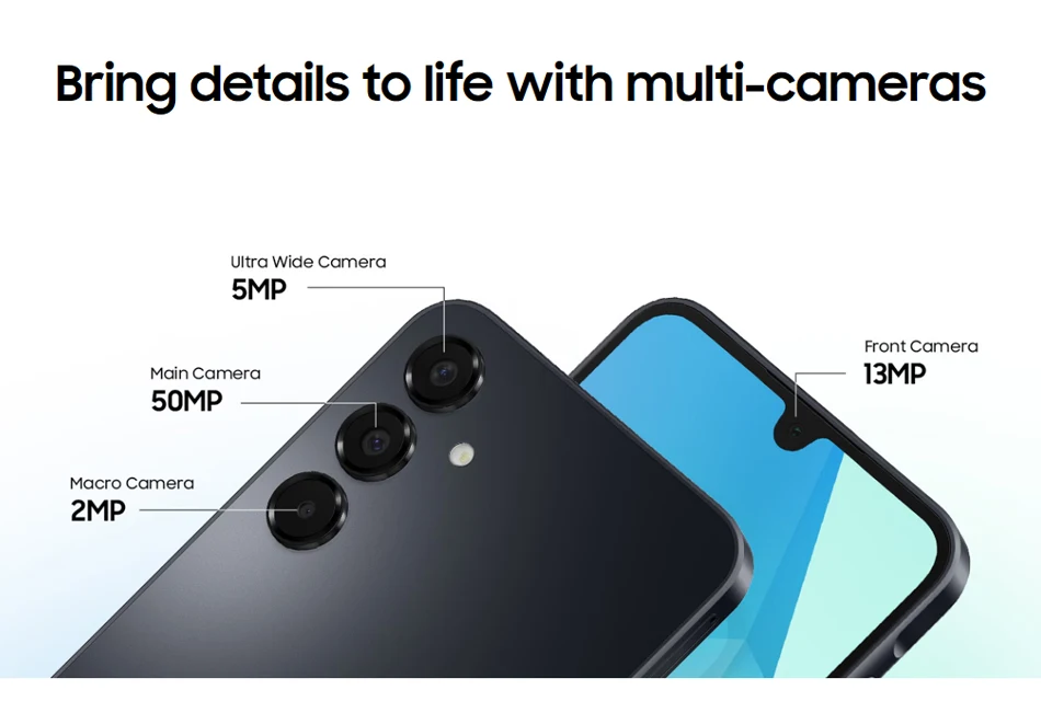 Samsung Galaxy A16 4G Global version Smartphone MediaTek Helio G99, 6.7" Super AMOLED 90Hz Display, 5000mAh Battery, 50MP Camera