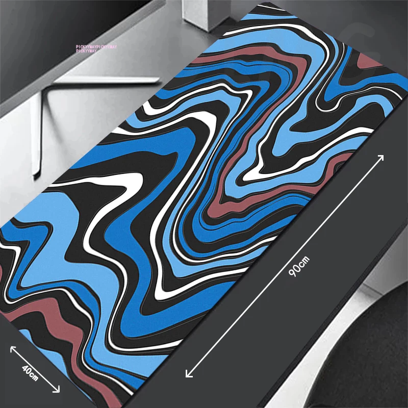 Strata Liquid Grande Mousepad Gamer Tappetini per mouse Tappetino per tastiera Tappeto da scrivania Bordo di bloccaggio Tappetini per scrivania HD per PC Tappetino per mouse aziendale per regalo