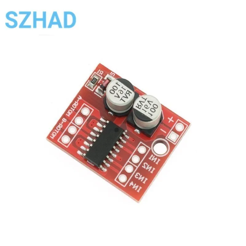 2-way DC Motor Drive Module Reversing PWM Speed Dual H Bridge Stepper Motor Mini L298N Low on-resistance MOS Switch module