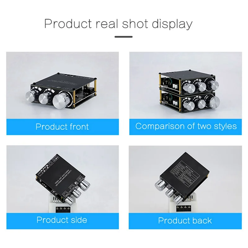 Płytka wzmacniacza subwoofera AS95-3X Bluetooth 5.0 100W+100W, 2.1 kanałowy klasa D, domowy audio stereo, equalizer, wzmacniacz XY-T100L