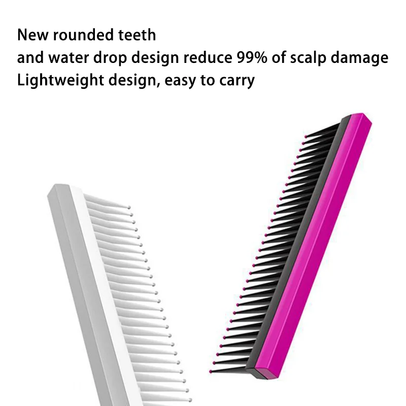 

2025 Новая расческа с широкими зубьями, большая расческа для распутывания волос, расческа для укладки, профессиональная женская расческа для ухода за волосами, расческа с ручкой для ухода за вьющимися волосами