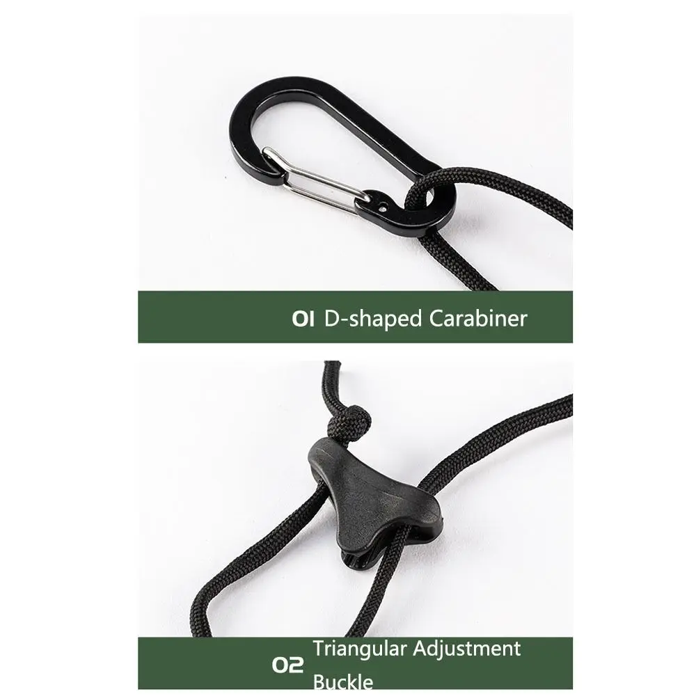 

Multifunctional Outdoor Clothesline Windproof Non-slip Portable Storage Lanyard Space-saving Adjustable