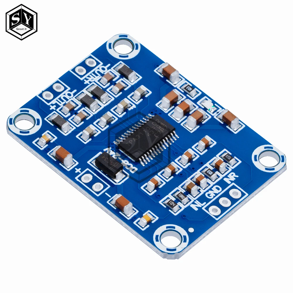 DC DC12V-24V 2X15W Digital Audio Power Stereo Amplifier Module Board TPA3110 12V Class D Power AMP Board 2.0 channel