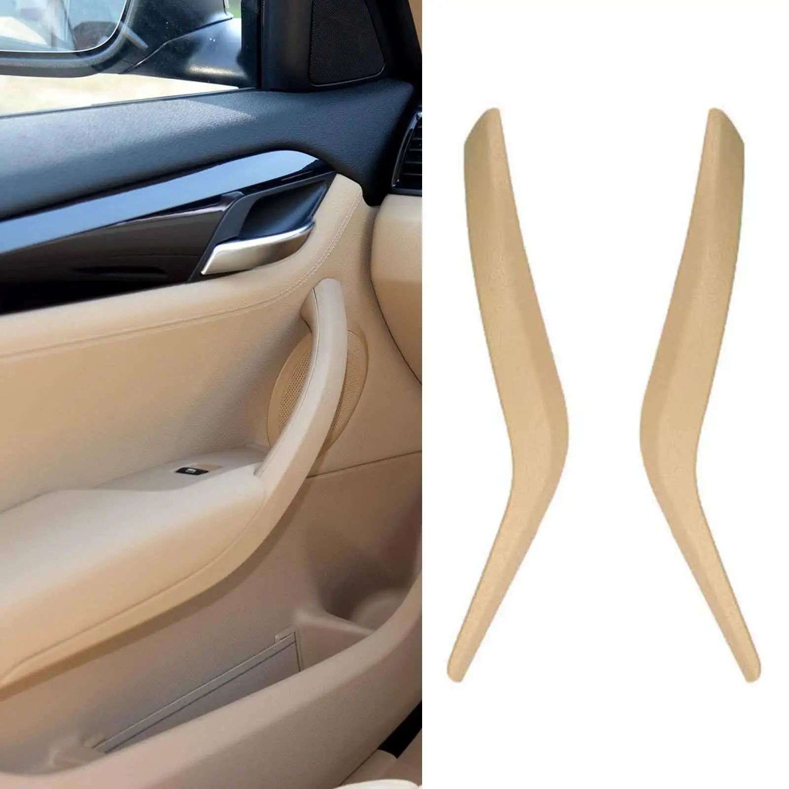 

Matte Finish Inner Door Handle Cover Anti Scratch Replacement Interior Trim for BMW X