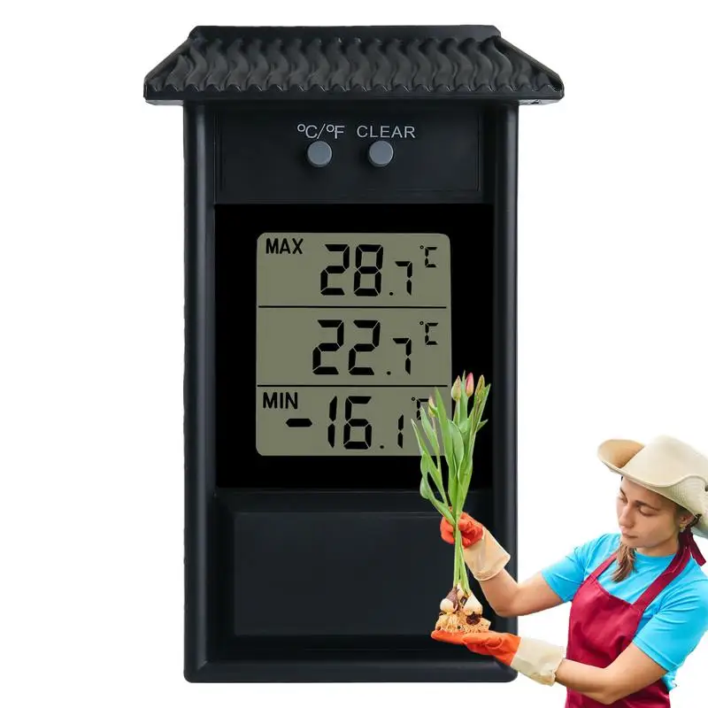 

Digital Greenhouse Temperature Gauge Max Min Temperature Gauge Temperature Gauge Hygrometer Max Min Temperature Gauge For