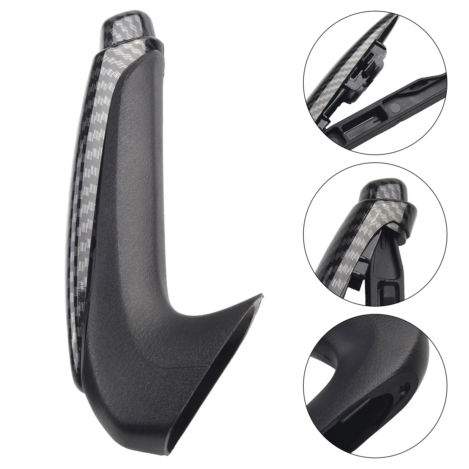 Car Hand Brake Cover Front Parts Practical Vehicle 2022 Carbon Fiber Style For Honda Civic 2006-2011 Replacement