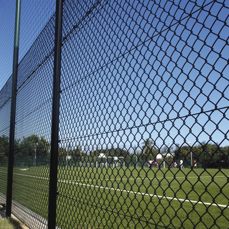 cerca de campo de beisebol padrão, cerca de fio de elo de corrente de aço galvanizado para fazenda e campo
