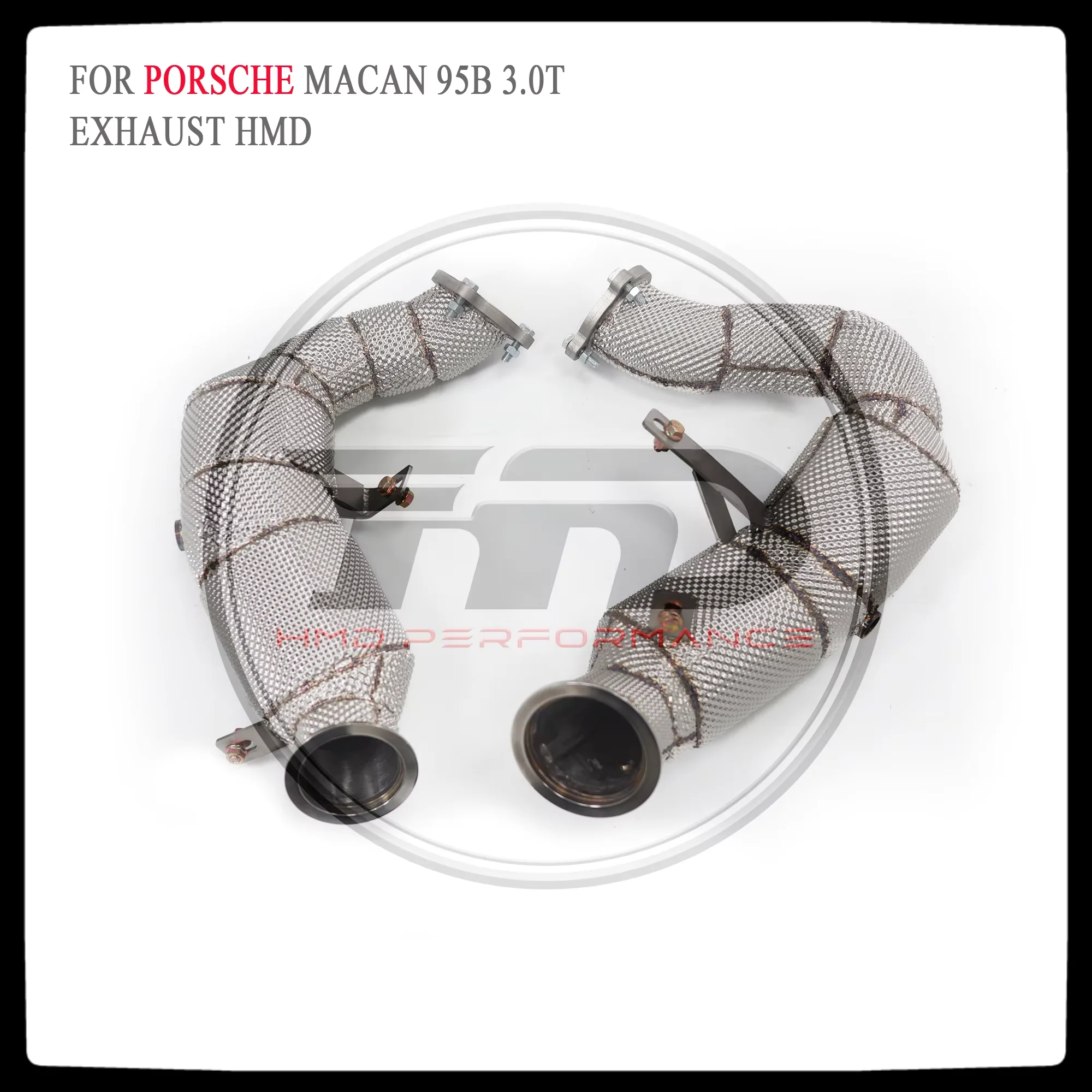 HMD Exhaust System High Flow Performance Headers for Porsche Macan GTS 95B 3.0T Manifold With Heat Shield