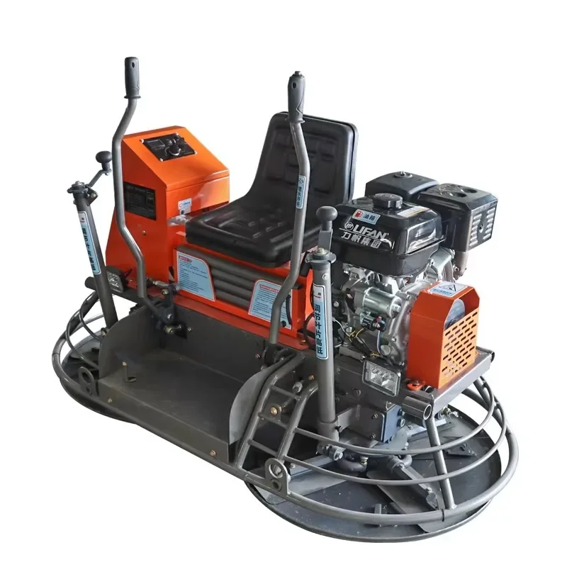 Double Cylinder oline Engine GX390 Power Trowel Machine Concrete Finishing Surface  Ride On Power Trowel Price