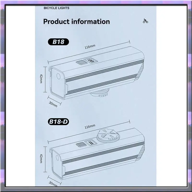 Hot Sale Cycling Lights Bicycle Headlights With High And Low  Switch 800 Lumens USB-C Charging For Cyclists And Commuters