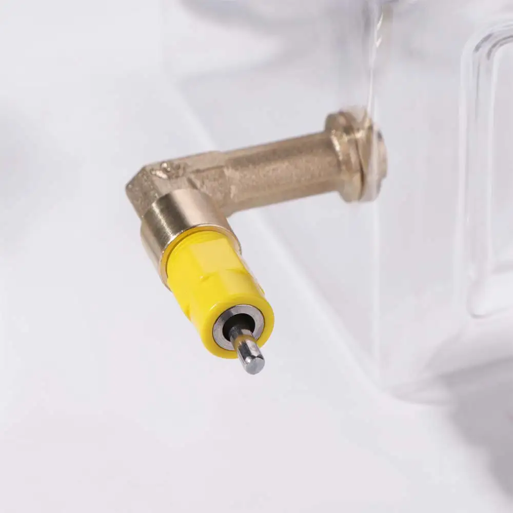 Pet Supplies 520ML Bird Water Feeder Dangling Plastic Parrot Water Dispenser Transparent Leakproof Bird Waterer for Bird Cage