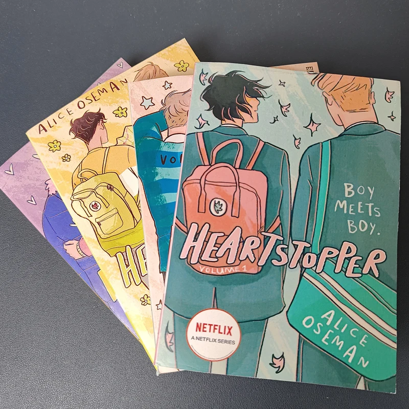 

1 Book Heartstopper Series Volume 1/2/3/4 Books to read By Alice Oseman Heartstopper Books in english spreen books selectable