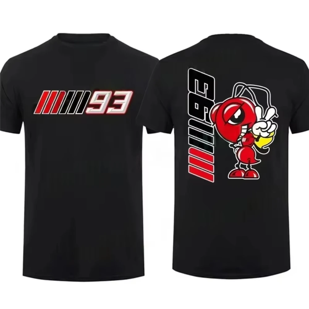 2025 été coton hommes Marc t-shirt décontracté n° 93 Motor Marquezs T-shirt graphique manches courtes Streetwear S-4XL T-shirt Cool