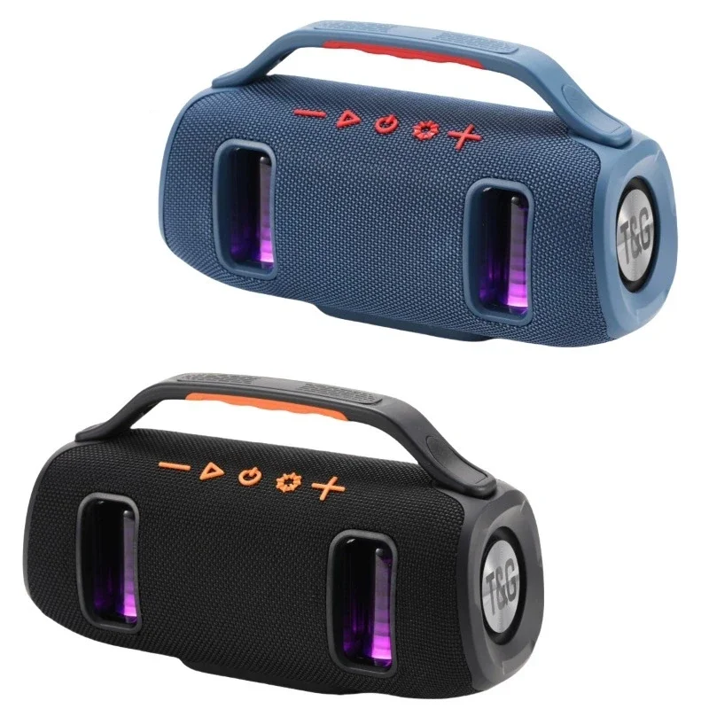 2025 نمط جديد المحمولة موضة TG694 المتكلم Rgb الملونة مصباح ليد لاسلكي Usb Tf Aux بصوت عال سماعات بلوتوث