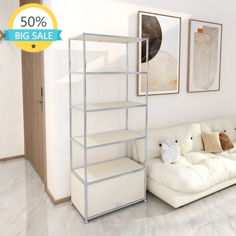 Module Living Room Cabinet Sideboard Multi-layer Storage Sofa Side Cabinet Entrance Storage Locker Dust Flip Nightstand Bedroom