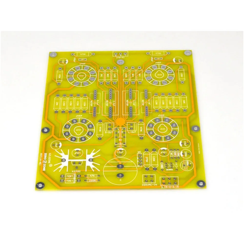PRT-11A 6N8P(6SN7) مضخم أنبوبي قاعدة PCB عارية على Gary CARY-AE1 #4