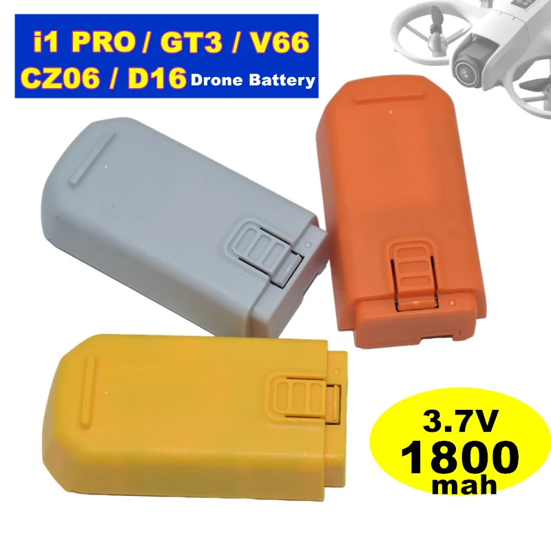Para Dron RC GT3 V66 CZ06 ﻿ Batería Original de 3.7V 1800mAh para V66 Mini Drone, Piezas de Repuesto para Dron, Accesorios para Quadcopter D16