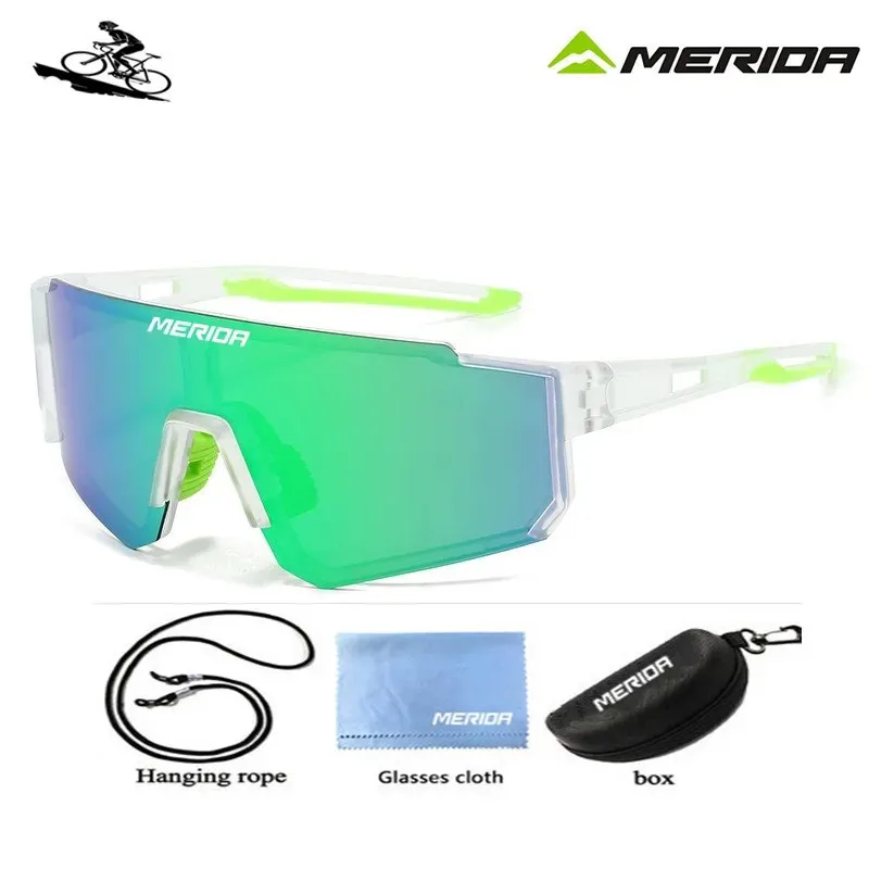 

MERIDA.New Outdoor Cycling Women's Sunglasses Polarized Integrated Windshield, European and American Men's Sports Sunglasses