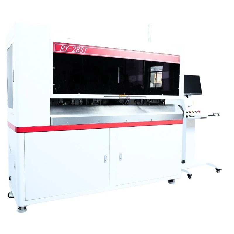 Terminal cutting, peeling, twisting, crimping, tube printing integrated terminal machine