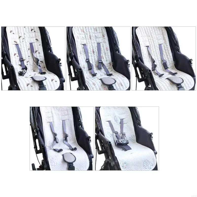 

N84E Baby Strollers Cushion Four Season Universal Thin Strollers Cool Pad Children's Pram Cart Insert Liner
