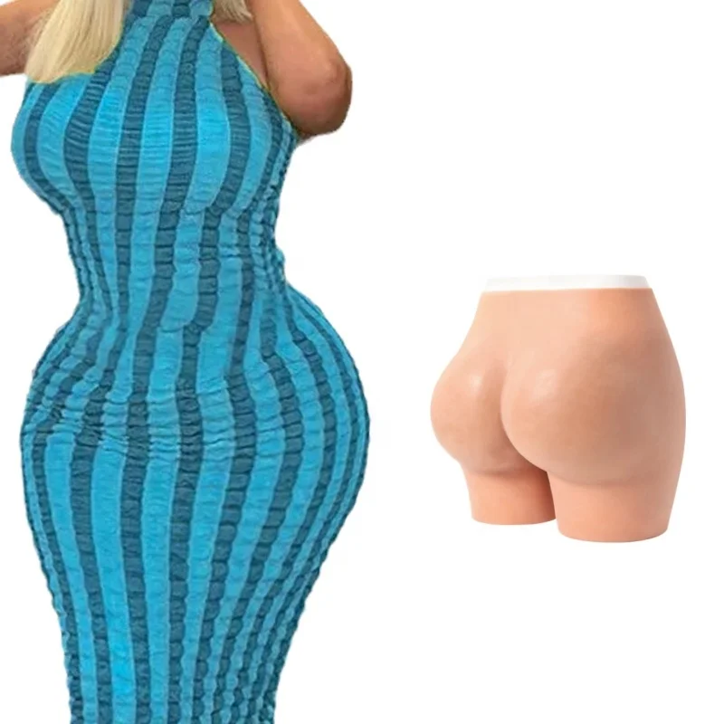 

2024 New Design 6 ColorsSilicone Butt Buttock and Adults Hip Enhancer Hip Shaper Padded Panties Thick Control Panties Short