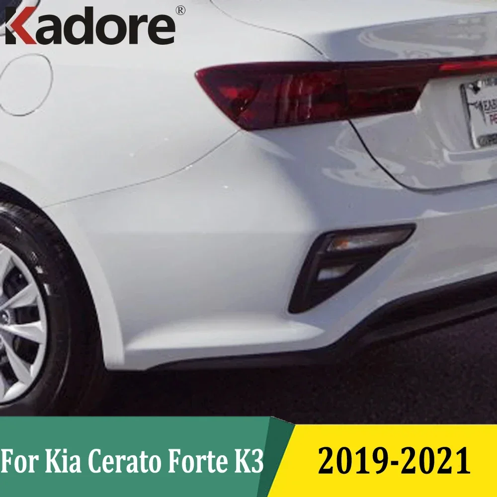 

Для Kia Forte Cerato K3 2019 2020 2021, хромированный задний отражатель, противотуманная фара, крышка противотуманной фары, накладка, Стайлинг автомобиля, внешние аксессуары