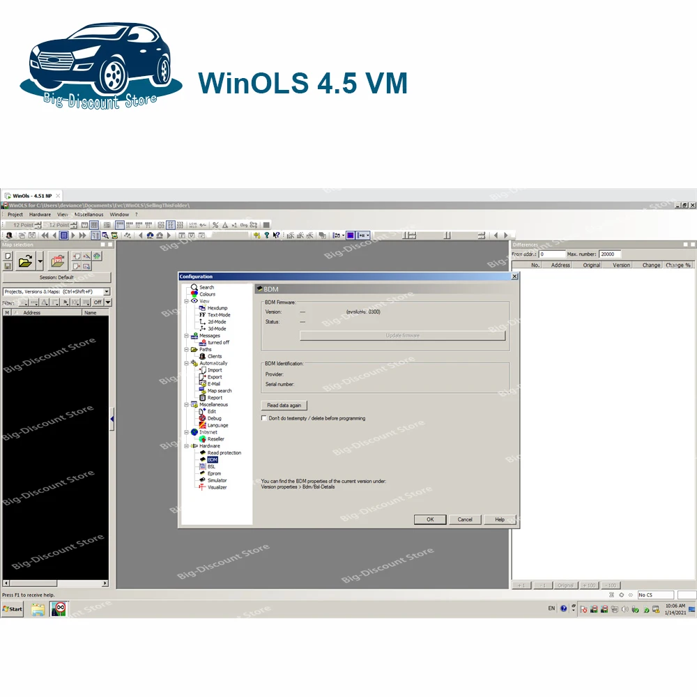 New WinOLS 4.51 With Plugins Auto ECU Chip Tuning Software VMWARE+ecm TITANIU+immo too+ ecu remapping lessons send by USB