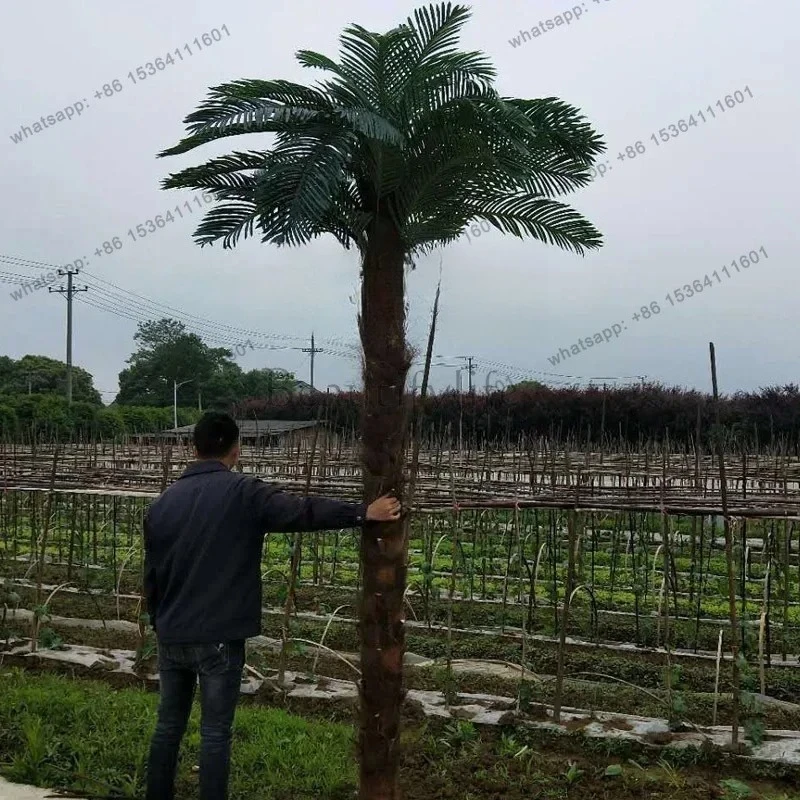 Factory Direct Sales Large Artificial Palm Tree Artificial Landscape Tree Decoration Tropical False Coconut Tree