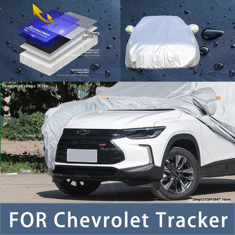 

For Chevrolet Tracker Outdoor Protection Full Car Covers Snow Cover Sunshade Waterproof Dustproof Exterior Car accessories