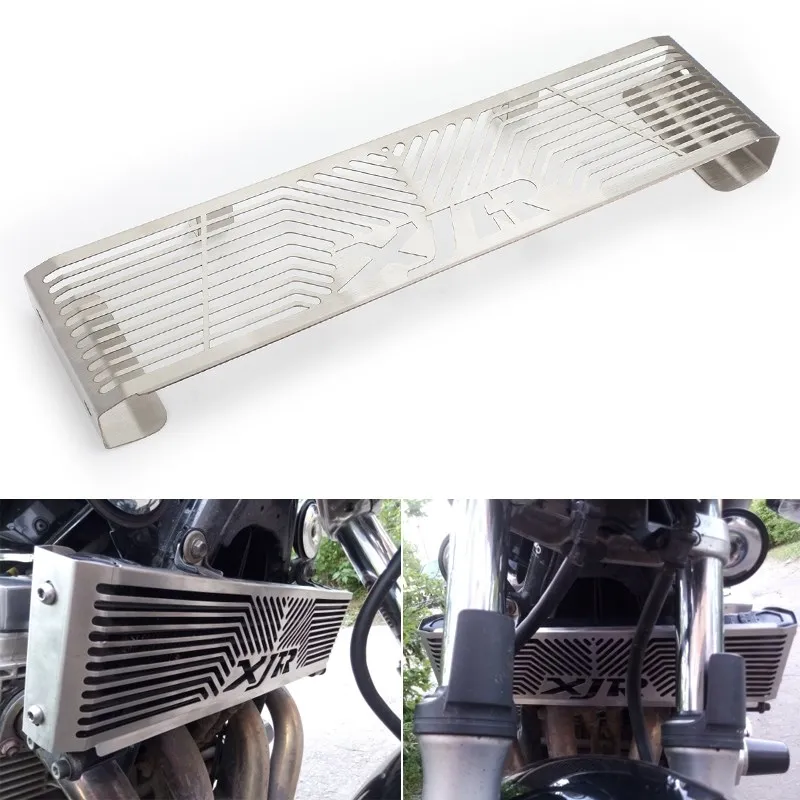 Artudatech Silver Radiator Grill Guard Protector For Yamaha XJR 1300 XJR1300 1998-2008