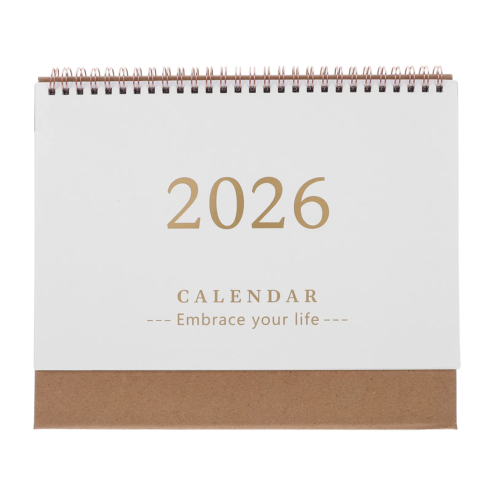 

Purple 2026 Desk Calendar Coil Binding Full Year Flip Desk Daily Planner Agenda Organizer Office School Flip Table Daily Planner