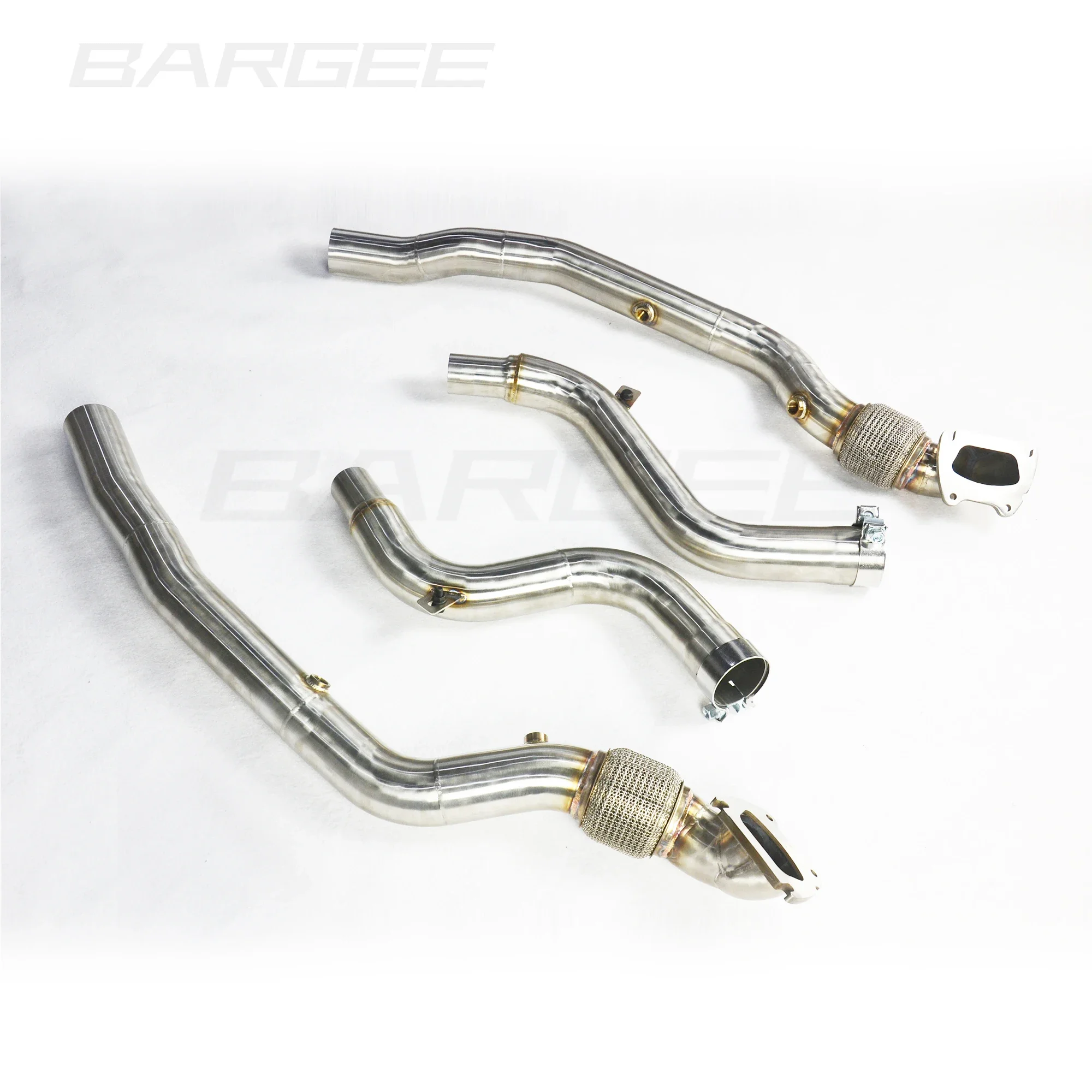 Bargee cell catted Downpipe For DODGE 2011-UP Challenger or Charger V6 3.6L stainless steel exhaust tail pipe downpipe kit