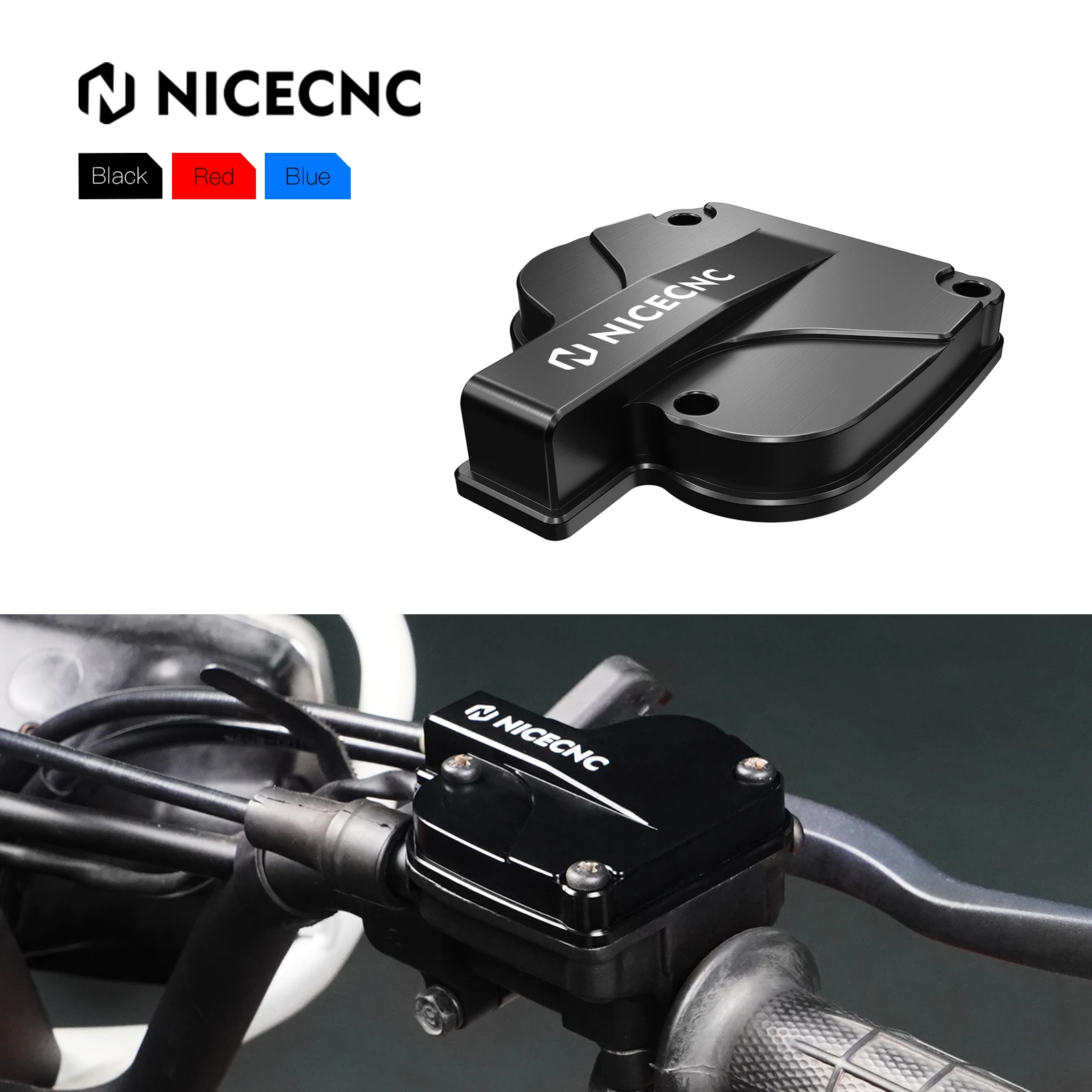 NICECNC ATV For Blaster 200 Throttle Cover Guard Protector Aluminum For Yamaha Blaster 200 1988-2006 Replace #2GU-2628F-20-00