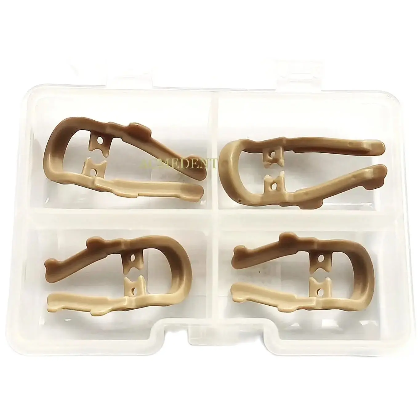 5Box Dental Distal Premolar Clamps Rubber Dam Sheets Clip Soft Resin Clamp Long Short