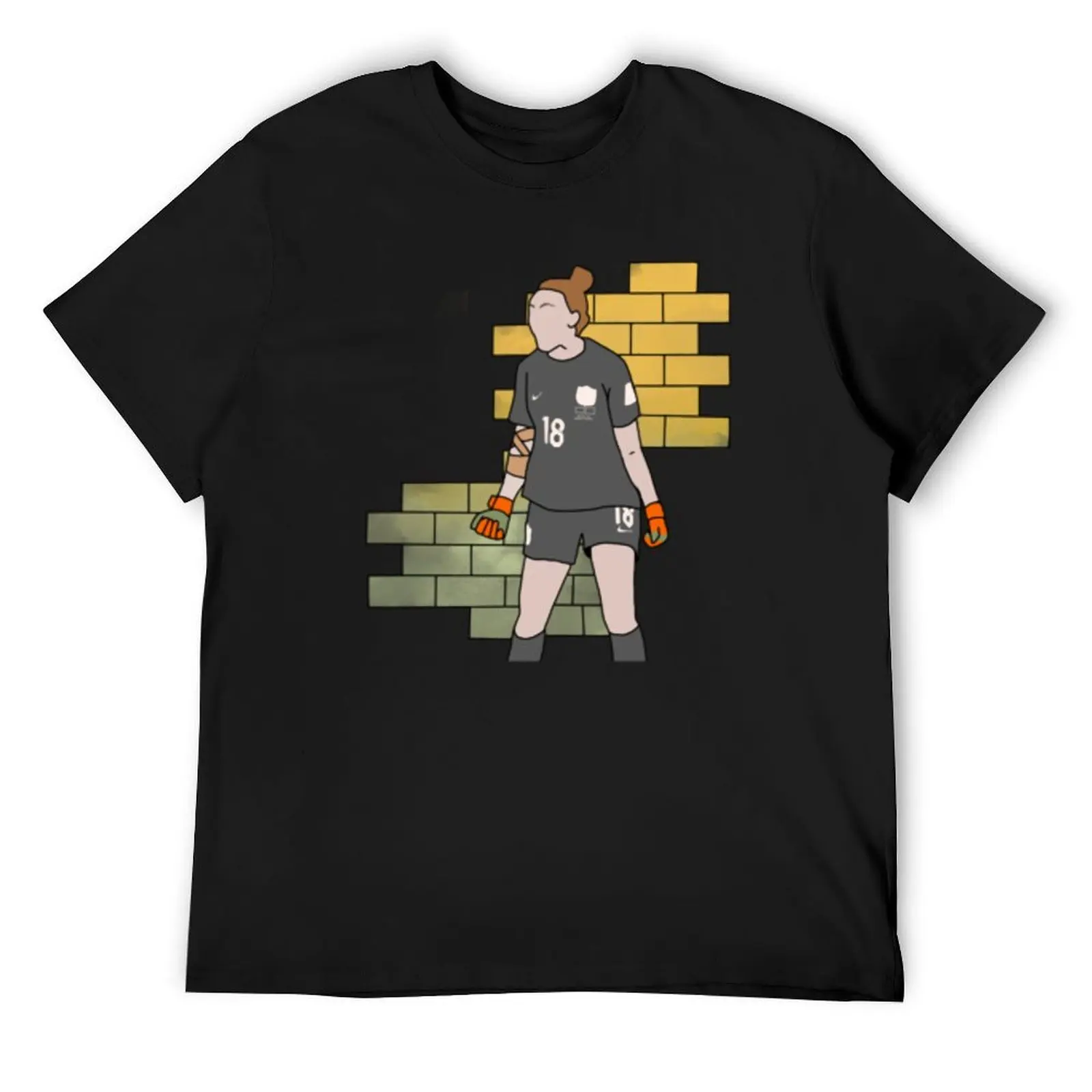 Mackenzie Arnold Brick Wall T-Shirt korean fashion blanks sweat mens champion t shirts