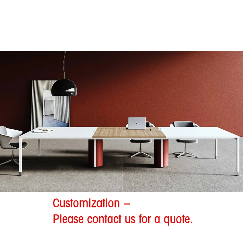 

custom.Luxury Modern Office Furniture Factory Direct Large Customized Conference Table Wood Panel Design Hotels