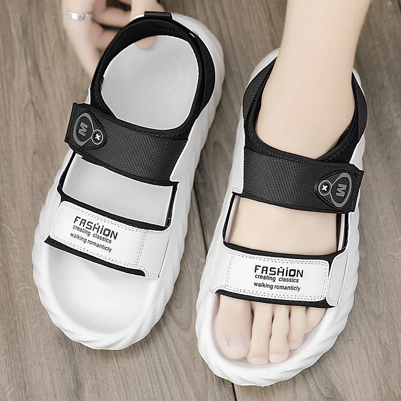 

High Quality Comfortable Soft Sole Men's Sandals New Casual Shoes for Men Slippers Roman Leisure Outside Sandal Platform Sandals