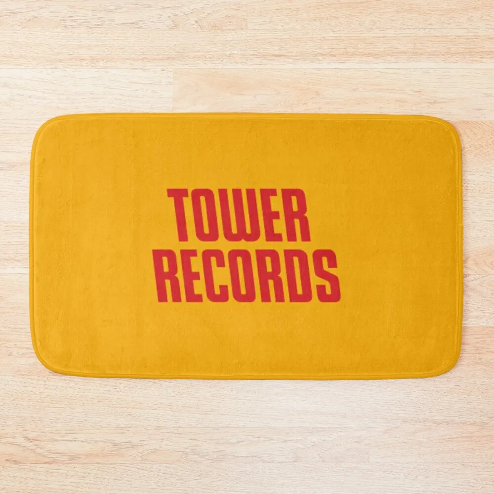

Tower Records Bath Mat Anti Slip Bath Stickers Rugs Living Room Bathroom Shower Mat