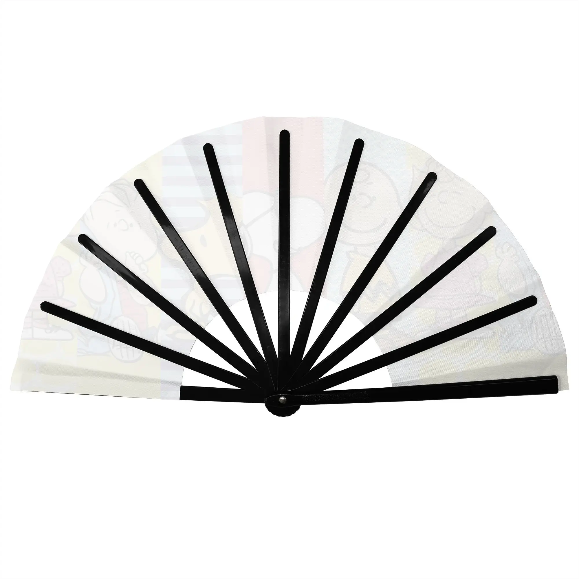 Peanuts Sally Brown Snoopy Folding Fan Oriental Art Charlie Brown Woodstock High-Quality Fans Gift Classic Decorative Hand Fan view 2