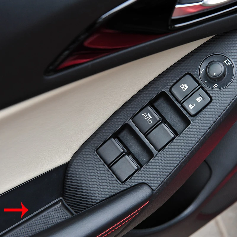 Left Right Interior Door Handle Rubber Pad Cover Cap Lid For Mazda 3 Axela 2014 2015 2016 2017 2018 2019