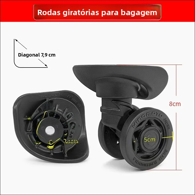 Rodas Universais para Malas de Viagem Rodas GT IV50 Wheelcasters 366 Acessórios para Malas e Bolsas