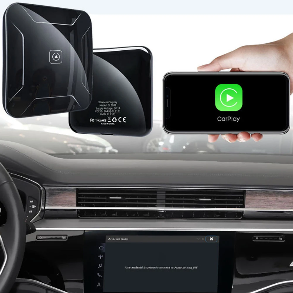 

4 In 1 Bluetooth-compatible Receiver Car Interaction System Wireless Adapter Android Auto Navigation GPS Units