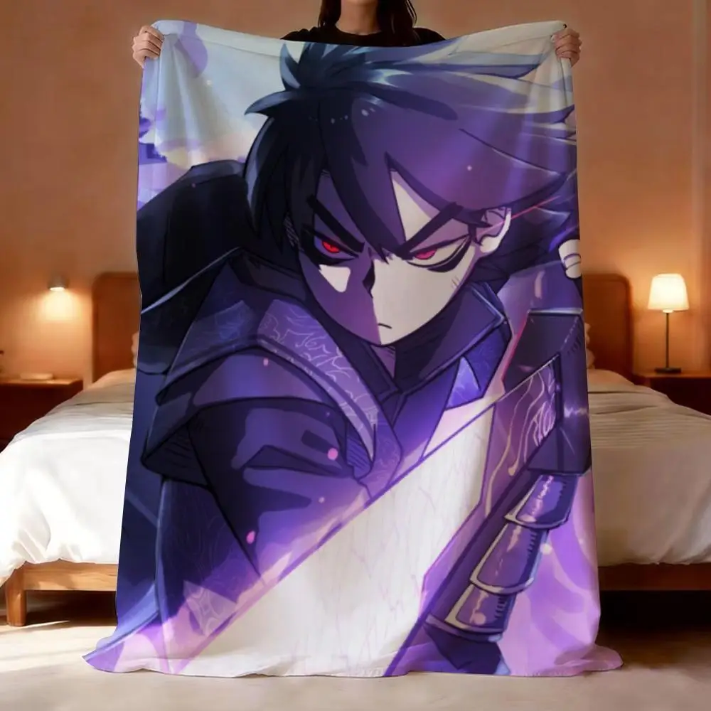 Animated Series Scissor Seven Throw Short Plush Throw Blanket Soft Skin-Friendly Multi-Scene Home Office