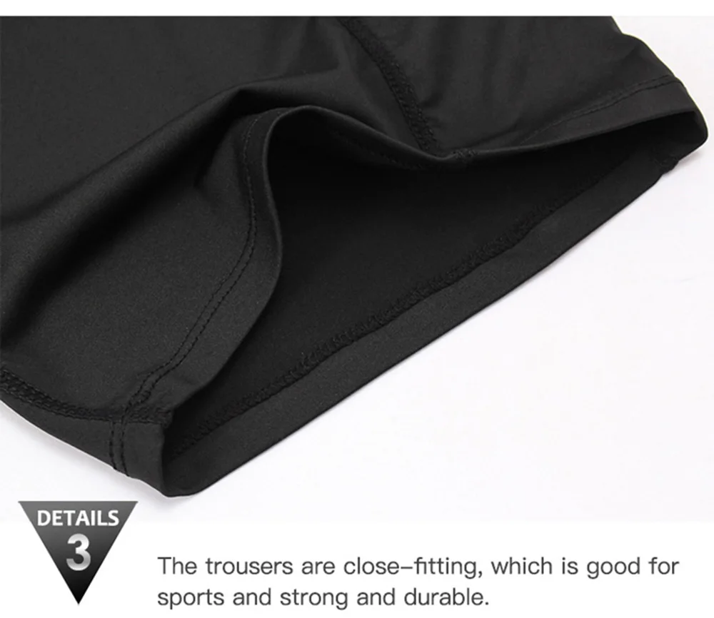 Sport-Shorts für Herren, Kompressions-Laufshorts mit Tasche, schnell trocknend, Workout, Fitnessstudio, Shorts, Fitness, Sport-Leggings für Herren – Detail 8