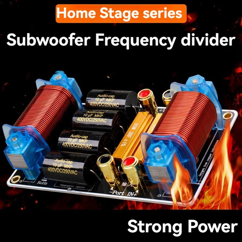 A35Q-Subwoofer Specific Frequency Divider Pure Bass Speaker Crossover HIFI 1100W High-Power For 15 18 Inch Audio Speaker