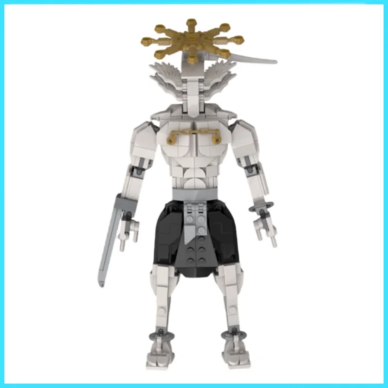 

394 детали MOC Mahoraga: Модель аниме-персонажа, конструктор, креативная сборная игрушка, подарок на день рождения для мальчиков и детей