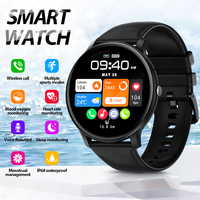 LIGE Fashion Men's Smart Watch Full Touch Screen Sports Fitness Tracker Waterproof Bluetooth Smartwatch For Men Women Smartclock
